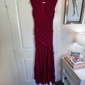 Mignon Red Sparkle Formal Dress